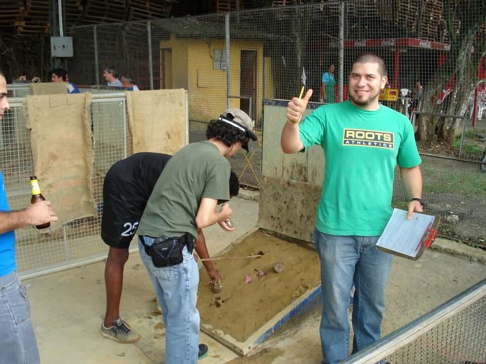 Friends enjoying an evening social gathering in Colombia